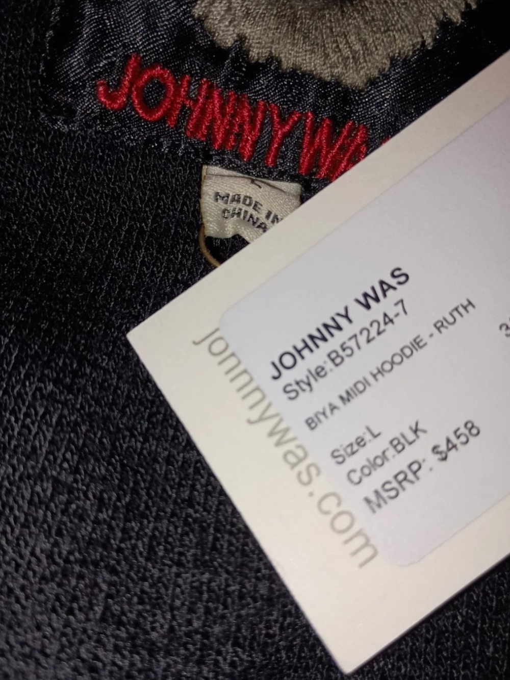 New Sz L Johnny Was Biya Ruth Embroidered Cardigan - Picture 6 of 11